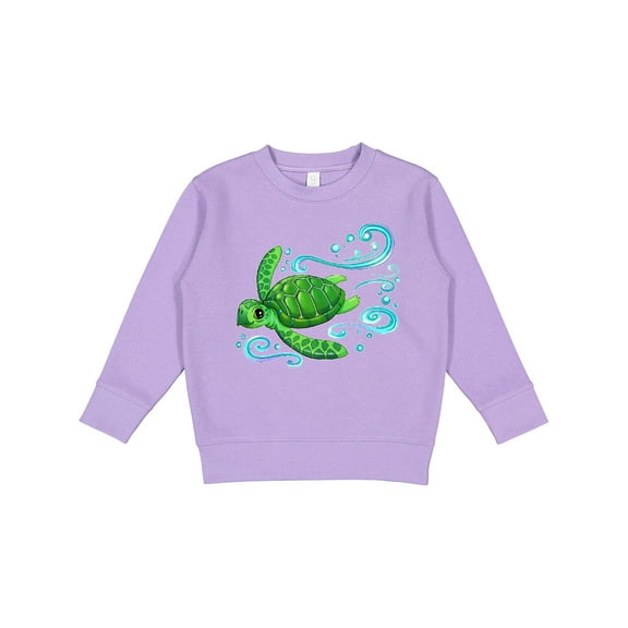 Inktastic Sea Turtle Swimming Toddler Sweatshirt
