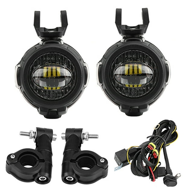 Faro LED De Motocicleta, Parachoques De Lámpara Antiniebla De Motocicleta A Prueba De Herrumbre Para Modificación ANGGREK Otros