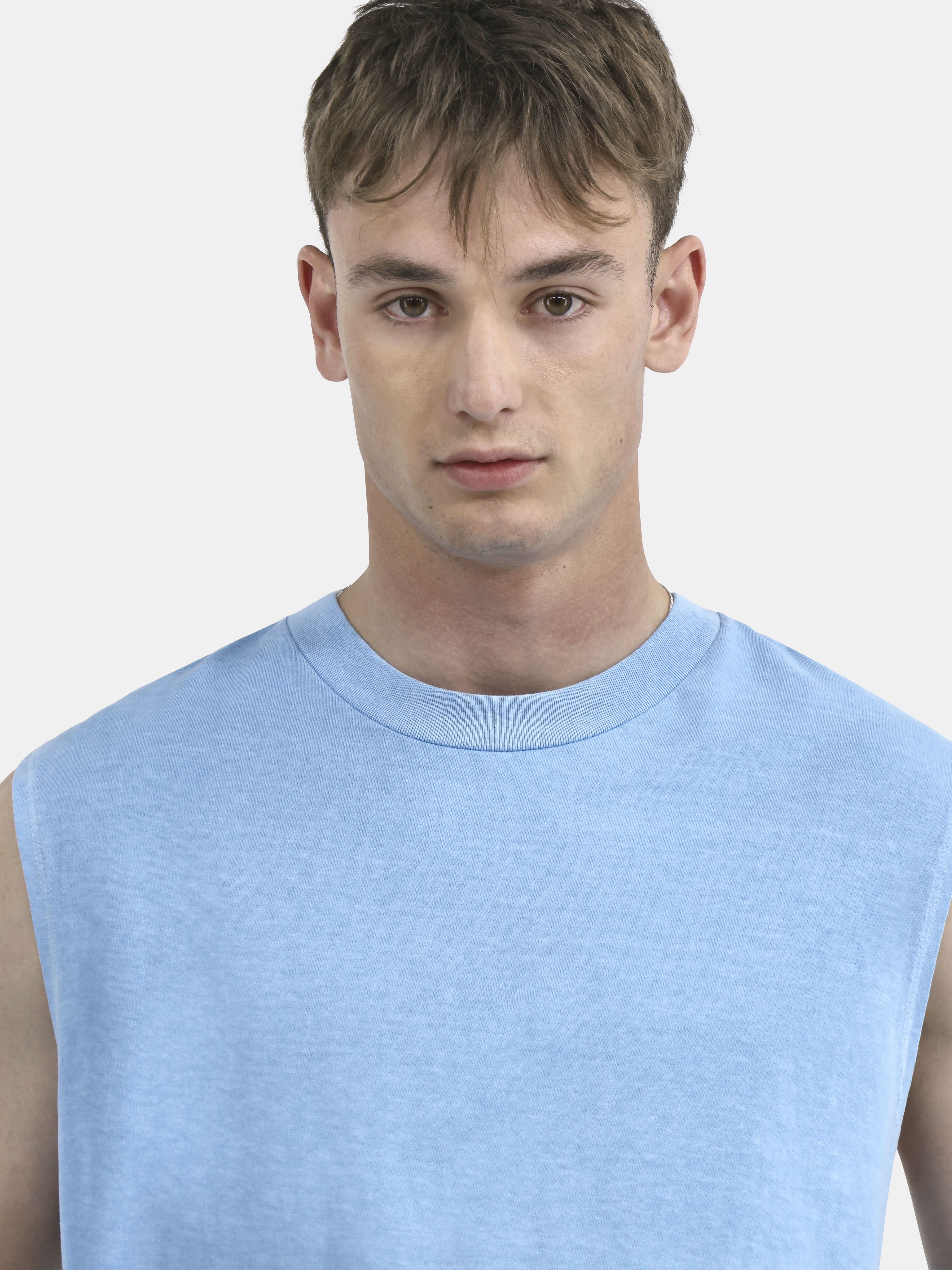 No Boundaries Men's & Big Men's Oversized Sleeveless Cotton Muscle Tee, Sizes XS-5XL