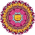 thumbnail image 2 of CafePress - Mandala Cats - Baby Hat, 2 of 2
