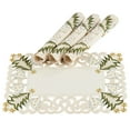 thumbnail image 4 of Saro Lifestyle Pandoro Collection Christmas Tree Placemat (Set of 4) Red, 4 of 4