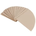 thumbnail image 4 of Papel de filtro Jadeshay 100 piezas de papel de filtro de café colador de café Pulpa de madera natural, 4 of 8