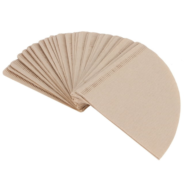 Filtro 100 Uds Filtro De Café Papel En Forma De Cono Filtros De Cofre Desechables Accesorio 14x10cm