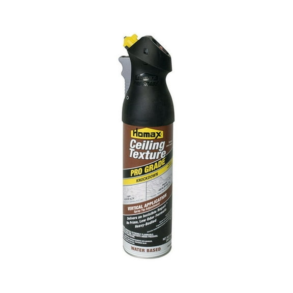Homax 4665 Pro Grade Flat White Knockdown Ceiling Aerosol Texture Spray 20 oz.