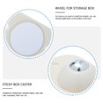 thumbnail image 4 of Weiweiguan 8 Pcs Boîte de Rangement Pratique Roulettes Autocollantes Roulettes Universelles, 4 of 7