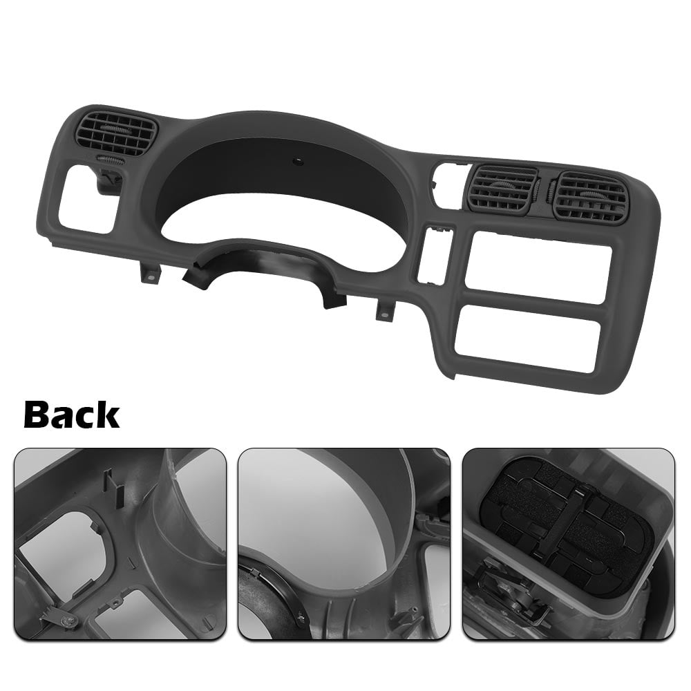 PIT66 Dash Bezel Trim Cover Fit For 1998-2004 Chevy S10 Jimmy Sonoma Cluster Blazer US