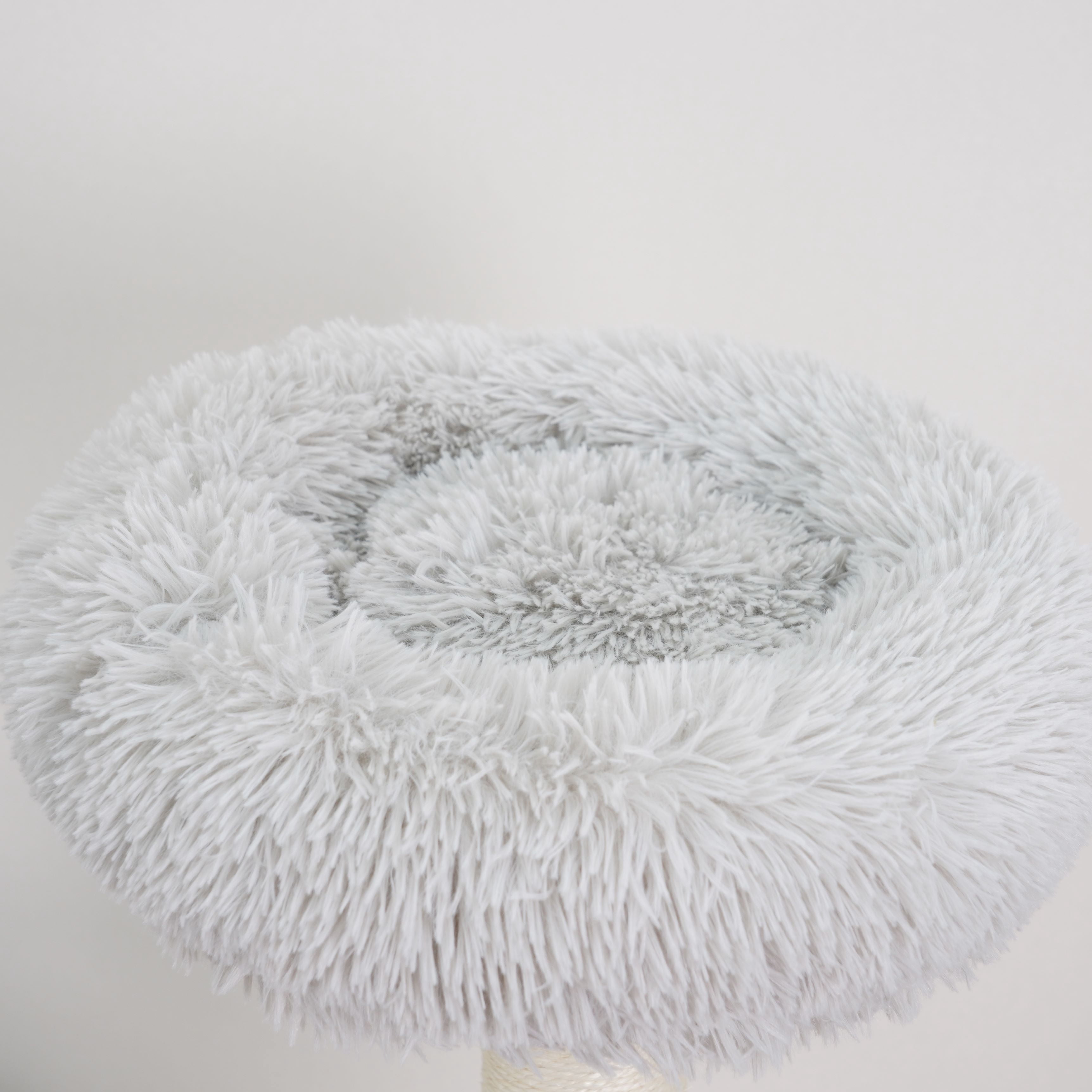 Petpals 37" Cat Tree with Cute Cat-shaped Sisal Scratching Mat with Free LED-Ball