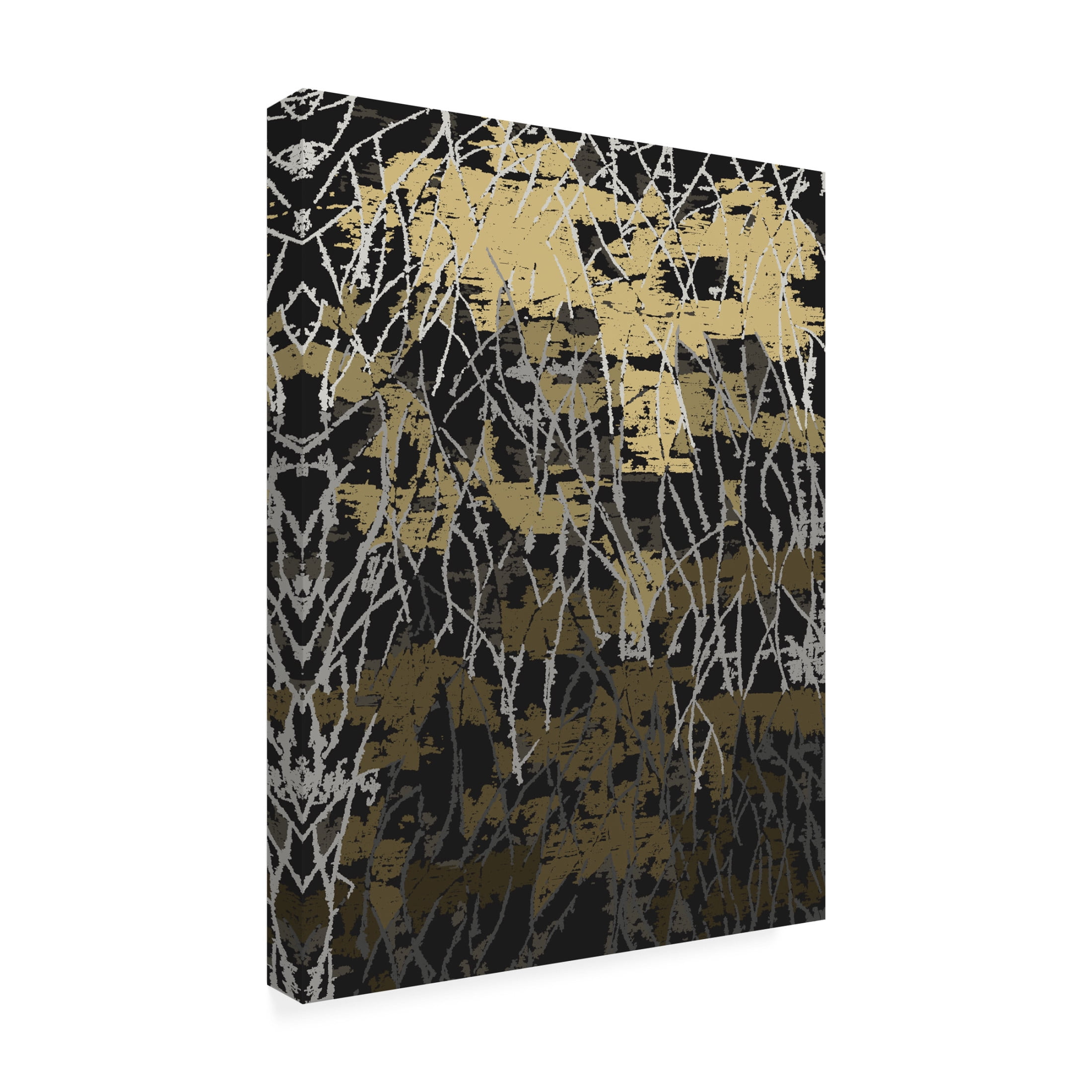 Canvas Wall Art - Maliq 'Dark Woods' Wall Art for Living Room, Bedroom, or Office Décor by Trademark Fine Art - 35 x 47 Inches