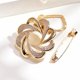 thumbnail image 4 of Summer Silk Scarf Buckles Brooch Dural Purpose Buttons Atmospheric T-shirt Knot Waist buckle Brooches Accessories 2022 Newest, 4 of 4