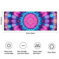 thumbnail image 3 of Colorful Tie Dye Mandala Pattern Bathroom Rugs Mat,Non Slip Microfiber Bathroom Rug,Rubber Backing,Soft Bathroom Mats for Bathroom Floor,Tub and Shower,47x17in(120x43cm), 3 of 5