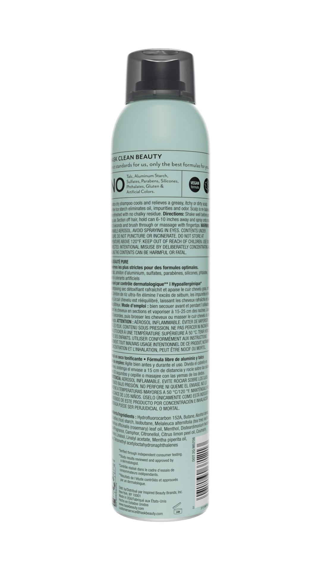 HASK Tea Tree Invigorating Dry Shampoo, 8.1oz