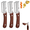 3 Pcs, variant on Glide Edge Stainless Steel Peeler, Vegetable Peeler with Wooden Handle & Bottle Opener,Multi-Functional Sharp Peeling Tool for Fruits Potatoes Pumpkins Papayas