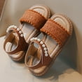 thumbnail image 6 of Mgmyaa Baby Girls Pearl Accented Sandals Soft Sole First Walkers Beach Shoes Seaside & Travel Footwear (9M-6Y), 6 of 7