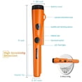 thumbnail image 4 of Metal Detector Pinpointer, Professional Waterproof Handheld Pin Pointer Wand, Search Treasure Pinpointing Finder Probe with 9V Battery for Adults, Kids - Orange, 4 of 13
