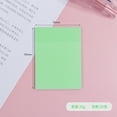 thumbnail image 2 of Nvzi 10 blocs de notas adhesivas transparentes, 2,7 x 3,5 pulgadas, notas adhesivas transparentes para anotaciones en libros, 50 hojas/bloc, verde claro, 2 of 2