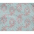 thumbnail image 4 of oneOone Cotton Flex Light Blue Fabric Paisleys Craft Projects Decor Fabric Printed By The Yard 40 Inch Wide, 4 of 4