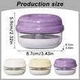 thumbnail image 3 of Elastic Lifting Retainer Box, Portable Mouthguard Storage Case for Braces, Dust-Proof Container for Night Guard, Purple, 3 of 6