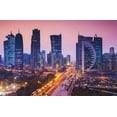 thumbnail image 4 of Cityscapes - Doha, Qatar Wall Poster with Pushpins, 22.375" x 34", 4 of 6