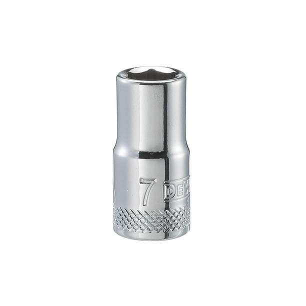 Set de enchufes DEWALT DWMT86104OSP, unidad de 1/4 pulgadas, 7 mm, 6 puntos