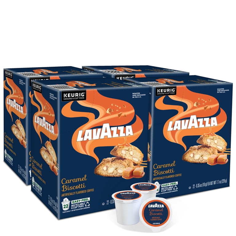 Lavazza Caramel Biscotti Keurig K-Cup® Pods, Light-Medium Roast