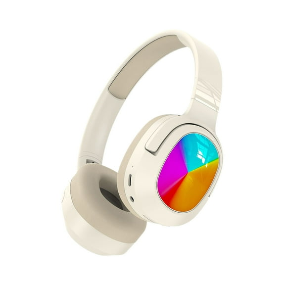 CXALSSY X3 Active Noise Cancelling Headphones, Over-Ear Headphones with Mic for Kids/Adults/Teen/School/TV, Khaki