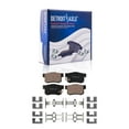 thumbnail image 2 of Detroit Axle - 8pc Front and Rear Drilled Disc Brake Rotors Ceramic Brakes Pads for 2004-2008 Acura TSX 2003-2007 Honda Accord, 2 of 9