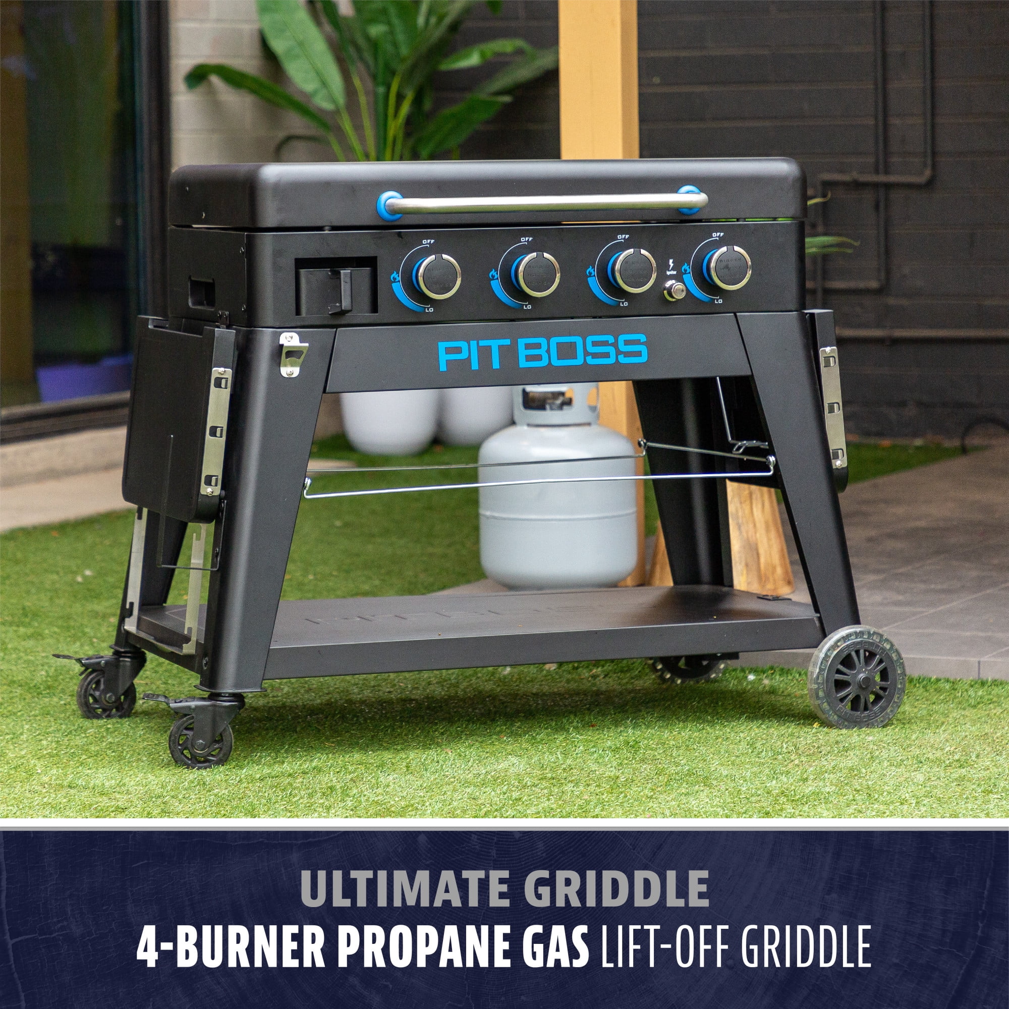 Pit Boss Ultimate Griddle Series 4-Burner 36" Gas Griddle with Portable