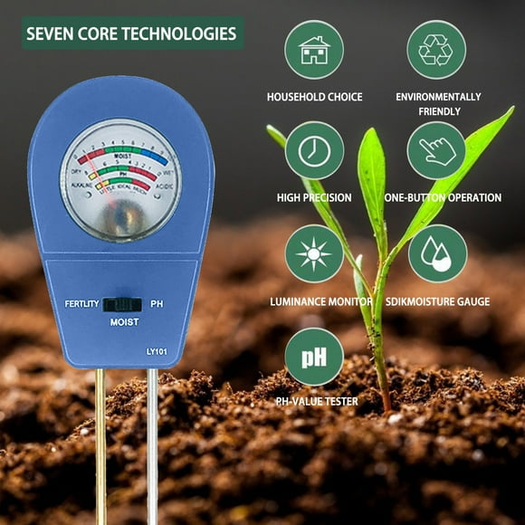Ganfancp 3 In1 Ph Tester Water Light Test Meter For Garden Plant Flower Deals