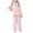 Pink, variant on Jalioing Girls 2 Piece Lounge Set Cute Button Down Shirt and Pants Pajama Set Comfy Sherpa Fleece Sleepwear