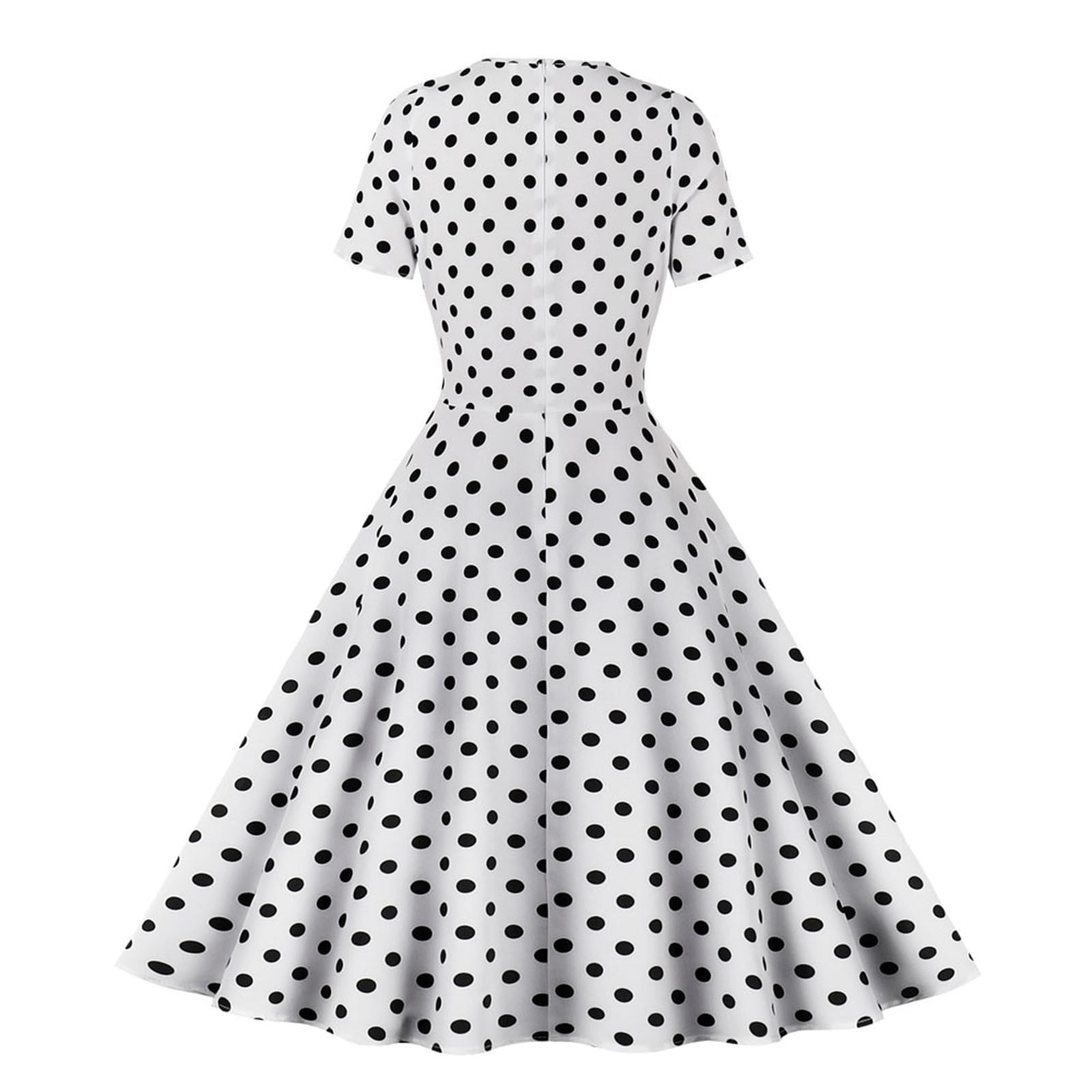 Women Vintage Dresses 2023 Tea Party Dress Wedding Guest Dress L V Petite  Maxi Dresses for Women Petite Length