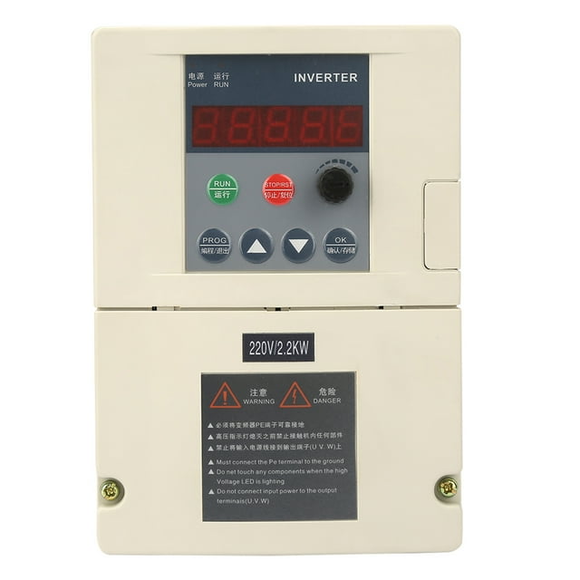 Inversor, inversor de frecuencia monofásico de 220 V y 2,2 KW Inversor monofásico de KW Compacto y ligero