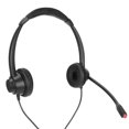 thumbnail image 4 of Auriculares para PC de negocios, H390D‑Auriculares binaurales para atención al cliente para PC Auriculares binaurales para comunicación Rendimiento potente, 4 of 9