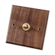 thumbnail image 2 of Placa de interruptor de luz de madera para decoración de pared, práctica y fácil de instalar. Palanca única, 2 of 9