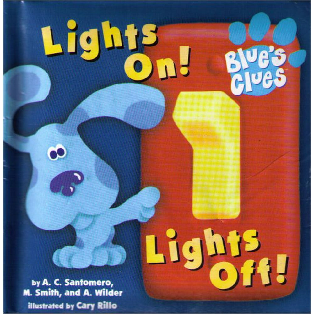 Blues Clues Lights On! Lights Off! Childrens Book