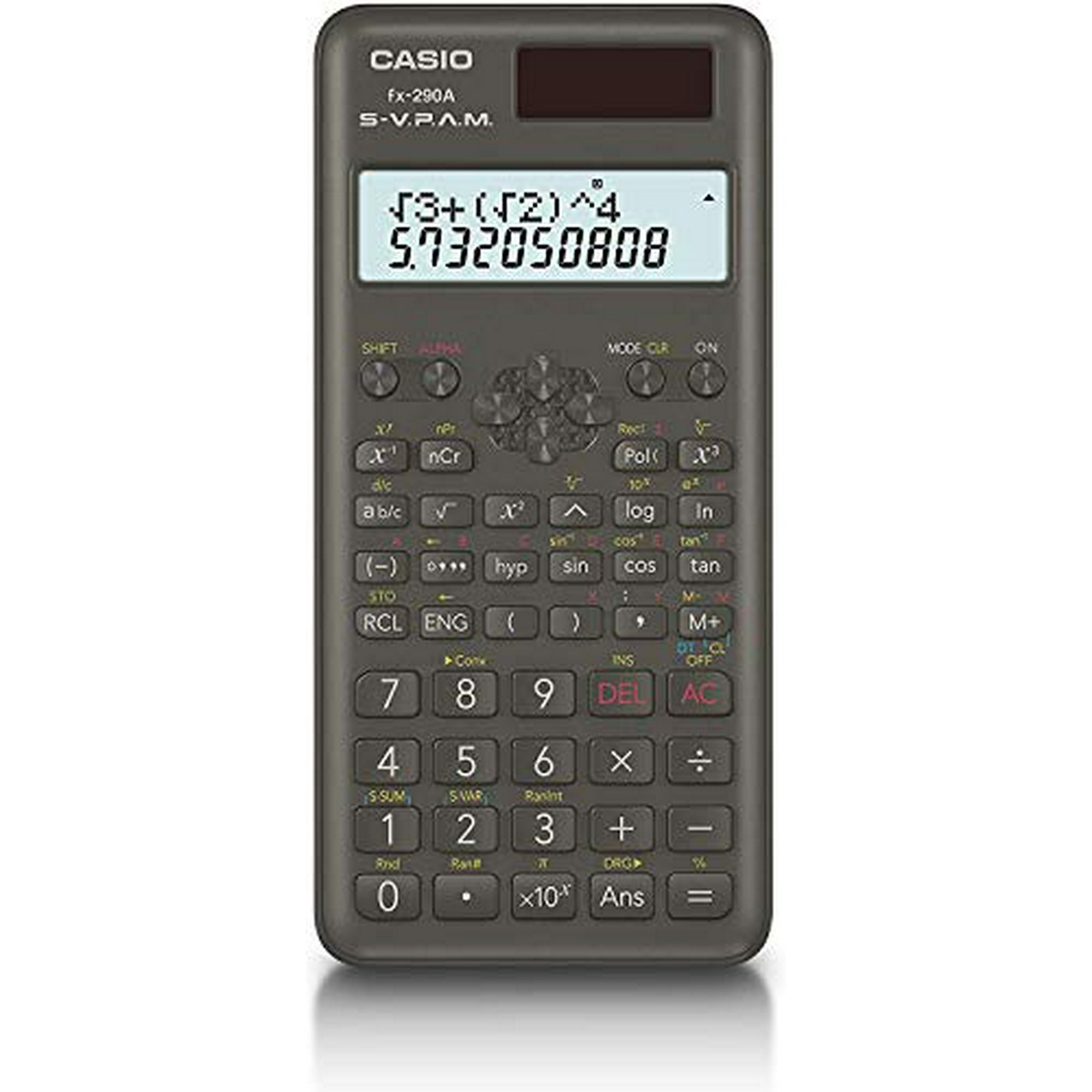 Casio Scientific Calculator 2 digit display statistical calculation 199 Functions functions fx 290A N Walmart