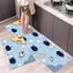 thumbnail image 5 of Alfombra de cocina duradera y resistente a la suciedad, alfombra para puerta de baño, alfombra para ducha, alfombra para pies, alfombra suave antideslizante con dibujos animados, 5 of 5