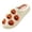 01#White, variant on Unisex Cute Jack O Lantern Embroidered Slippers Soft Plush Warm Winter Halloween Home Footwear