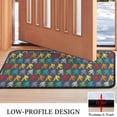 thumbnail image 3 of Red Bigfoot Pattern Door Rugs,Washable Non Slip Door Mats Indoor,Decorative Door Mats,Entry Mat Indoor for Entrance,Bedroom,Kitchen,Bathroom,30"x17", 3 of 6
