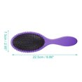 thumbnail image 2 of Unique Bargains 1 Pc Anti-Static Paddle Hair Detangle Brush Barber Brush Tools for Men and Women Styling Comb Purple, 2 of 6