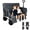 Gray, variant on QuzyAor 3-in-1 Folding Wagon, 500lbs 180L Utility Cart with Bench Seat, All-Terrain Wheels, Gray for Camping