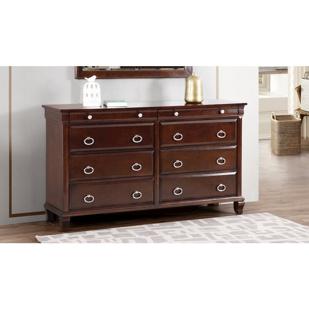 Glory Furniture Triton Dresser in Cappuccino Color