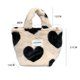 thumbnail image 3 of Bolsa de mano esponjosos de felpa de almacenamiento informal Otoño Invierno Gran capacidad para fiesta Ndcxsfigh Para Estrenar, 3 of 9