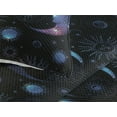 thumbnail image 3 of Ambesonne Moon Quilted Bedspread Set 3 Pcs, Galaxy Sun and Crescent Motif, Twin, Quartz Charcoal Grey and Pink, 3 of 4