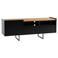 thumbnail image 5 of Winston Sleek Modern TV Stand with 4 Shelves in Black Cinnamon, 5 of 5