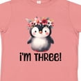 thumbnail image 4 of Inktastic 3rd Birthday Penguin 3 Year Old Girl Girls Toddler T-Shirt, 4 of 5