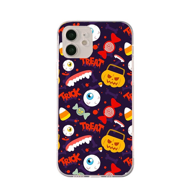 VY-89 Happy Halloween Silicona TPU Funda Compatible Para Samsung Galaxy A42 M51 A72 A32 M30S M30 A52 A51 F02S M21 M31 Suave
