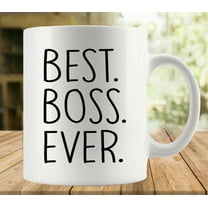 Best Boss Ever Mug Funny Coffee Mug Ceramic Cup Tea 11 Oz For Women Men Novelty Birthday Gift