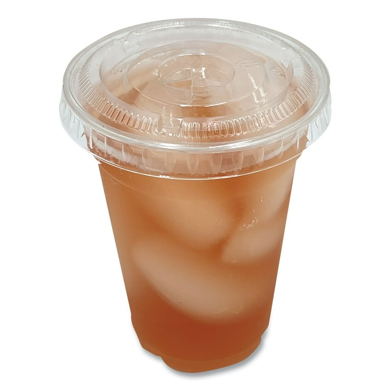 Crystal-Clear Cold Cup Straw-Slot Lids, Fits 9 oz to 10 oz Cups, Clear, 100/Pack Crystal-Clear Cold Cup Straw-Slot Lids, Fits 9 oz to 10 oz Cups, Clear, 100/Pack