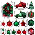 thumbnail image 3 of Adornos de bolas para árbol de Navidad 2025, 72 piezas, juego de decoración de bolas navideñas, bolas navideñas coloridas, decoración para árbol colgante irrompible, 3 of 5