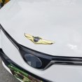 thumbnail image 1 of Pegatina de la insignia del logotipo delantero NQ para Kia K2K3K4K5 negro dorado 1 pieza, 1 of 1